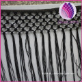 Fringe tassel, black 16cm polyester tassel for dress ,whole fringe long tassel,